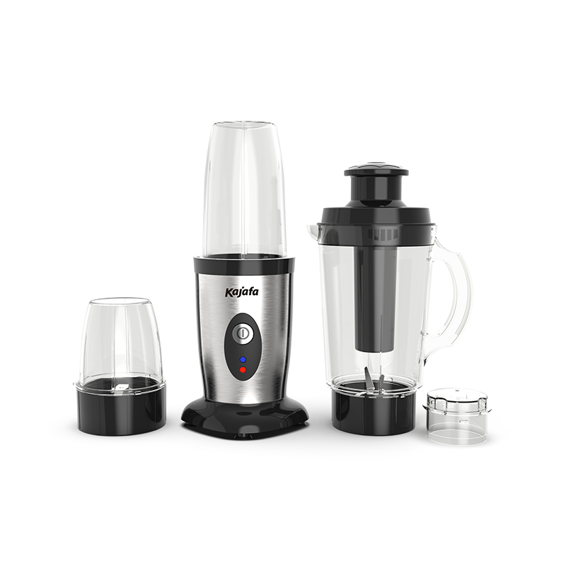 BL365ABD 3 i 1 ステンレス スチール ブレード ジャグ ブレンダー 1.0L、500ML スムージー メーカーとコーヒー グラインダー、S/S フェイス付き