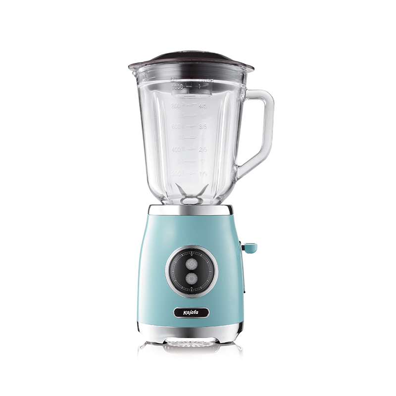 BL399B-G レトロスタイル 1000ml ガラス製ブレンドジャーとステンレススチールブレード、カウンタートップブレンダー、ハイパワーパーソナルブレンダー